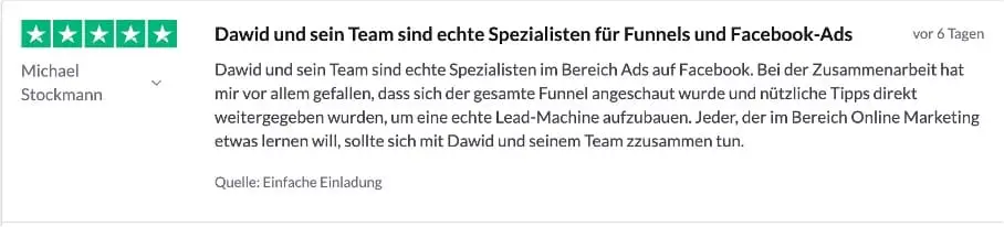 Finest Audience by Dawid Przybylski Finest Audience - Mehr Gewinn durch ansprechende Online-Werbung auf Facebook, Instagram, YouTube und Google!