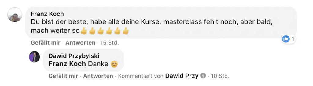 Finest Audience by Dawid Przybylski Finest Audience - Mehr Gewinn durch ansprechende Online-Werbung auf Facebook, Instagram, YouTube und Google!
