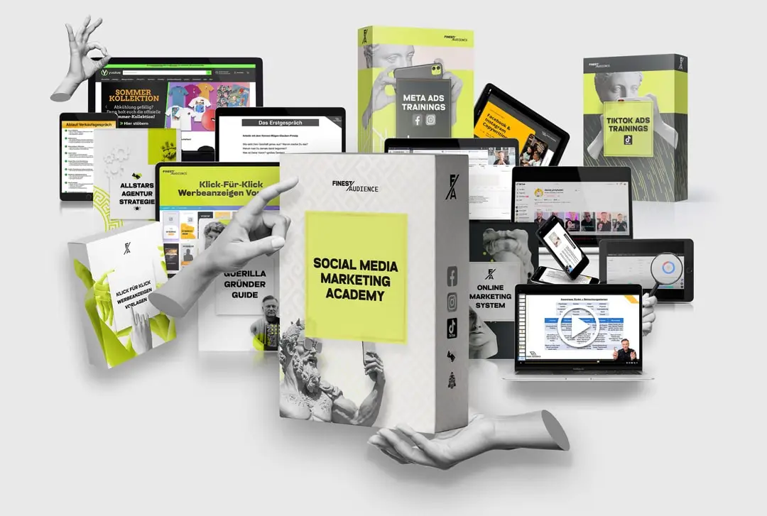 Finest Audience by Dawid Przybylski Finest Audience - Mehr Gewinn durch ansprechende Online-Werbung auf Facebook, Instagram, YouTube und Google!