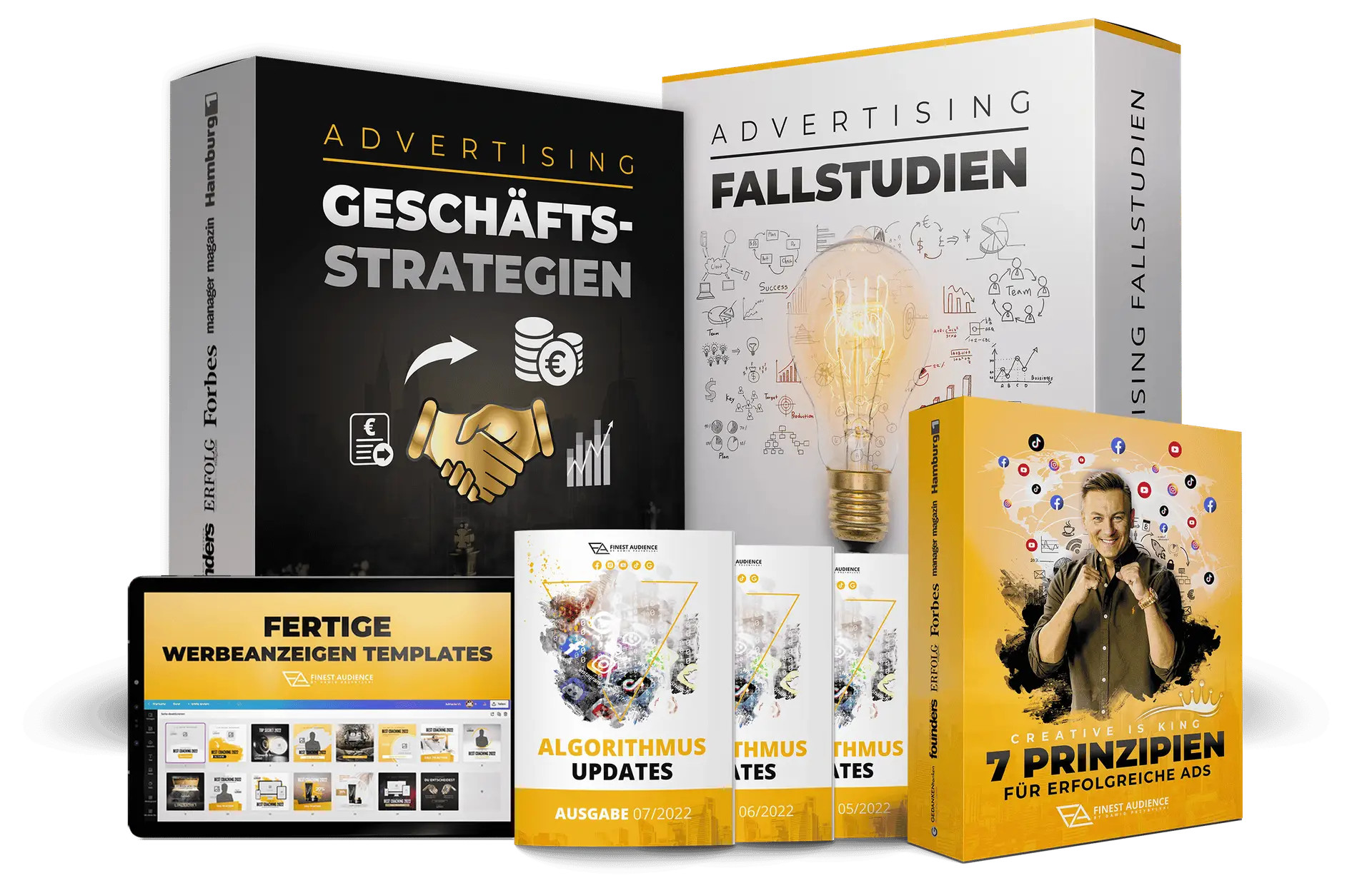 Finest Audience by Dawid Przybylski Finest Audience - Mehr Gewinn durch ansprechende Online-Werbung auf Facebook, Instagram, YouTube und Google!