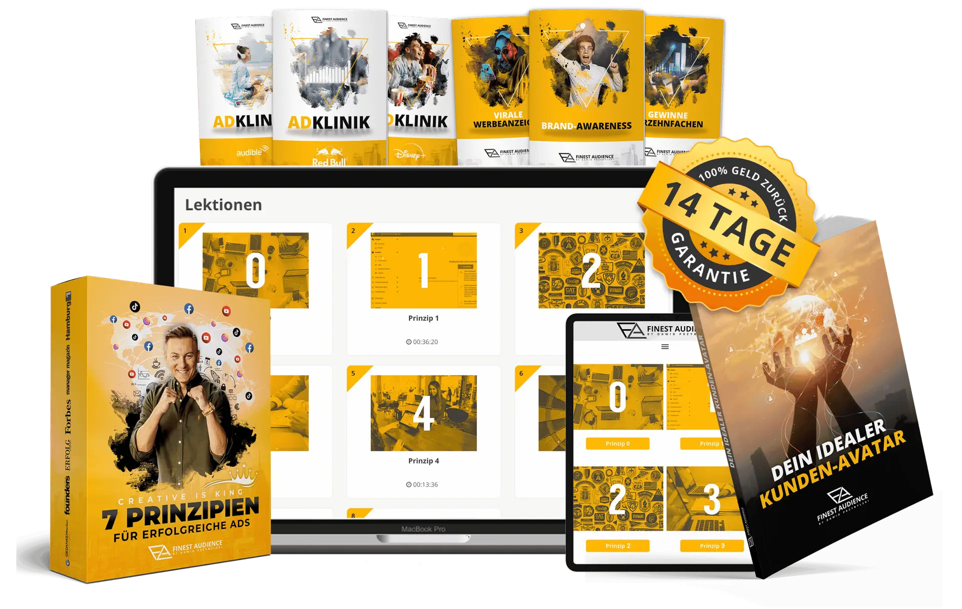 Finest Audience by Dawid Przybylski Finest Audience - Mehr Gewinn durch ansprechende Online-Werbung auf Facebook, Instagram, YouTube und Google!